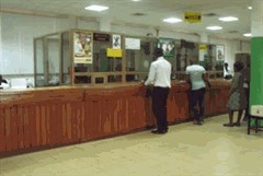 Caisse de la BOA agence centrale